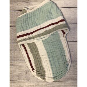 Aden & Anais 0-3M Stripes Easy Swaddle Muslin Blanket